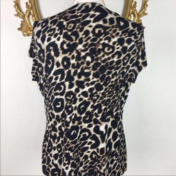 COPY - Calvin Klein leopard print blouse - Picture 3 of 3
